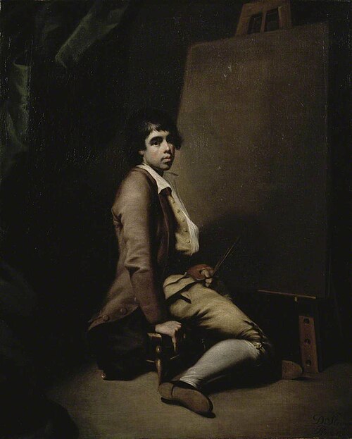 Portrait of the Artist, 1776, Daniel Stringer