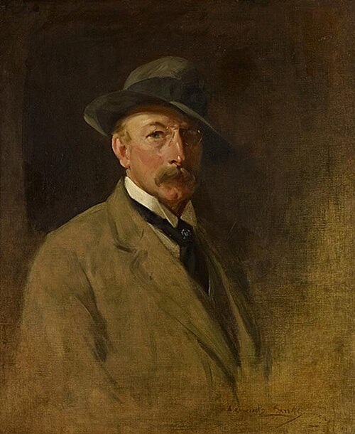 William Somerville Shanks, 1864 - 1951. Artist (Self-portrait), 1905, William Somerville Shanks