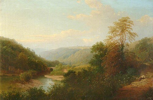 Dedham Bridge on Tavy, 1881, William Spreat