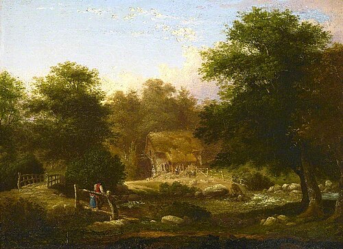 Holy Street Mill on the Teign, Devon, , William Spreat