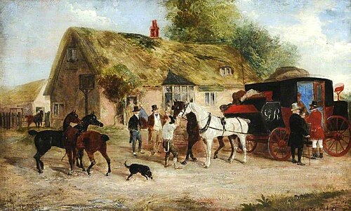 Coach Scene, 1875, Richard Dodd Widdas