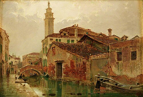 Venice, A Rainy Day, 1879, Harry Goodwin