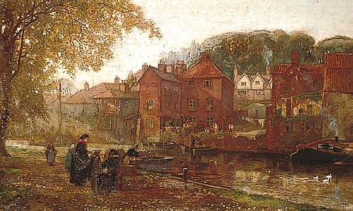 Leaving the Old Home, Norwich, Norfolk, 1889, Harry Goodwin