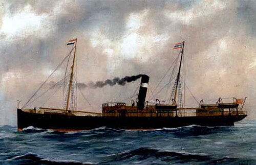 A. J. Jansen - The Ship Rotterdam, 1915, Harry J. Jansen