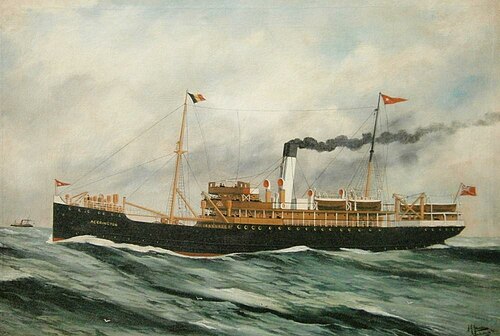Steamship Accrington, 1910, Harry J. Jansen