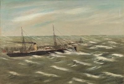 Steamer in a Swell, 1950, Harry J. Jansen