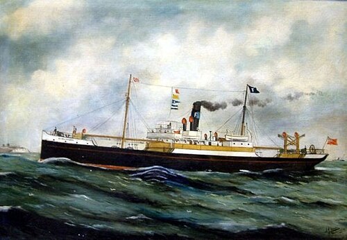 Steamer Harlingen, 1910, Harry J. Jansen