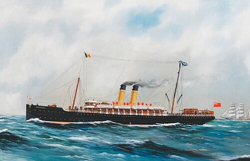 Steamship SS Brussels, by  A. J. Jansen, , Harry J. Jansen
