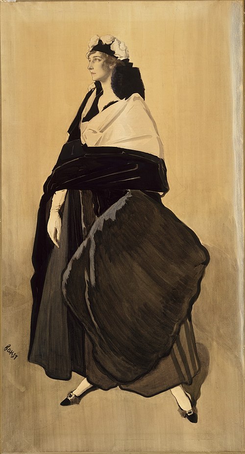 Mme Ida Rubinstein, 1910, Léon Bakst