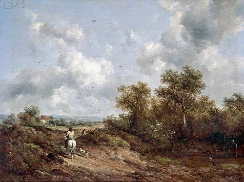 A View near Sevenoaks, 1851, Richard H. Hilder