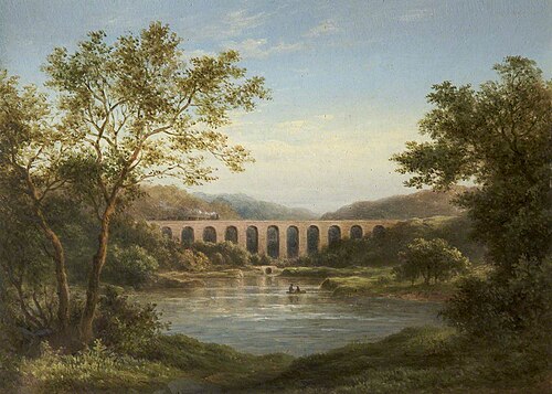 Entwistle Viaduct, 1860, William Ward Gill