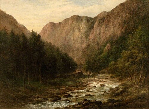 The Pass of Aberglaslyn, 1887, William Ward Gill