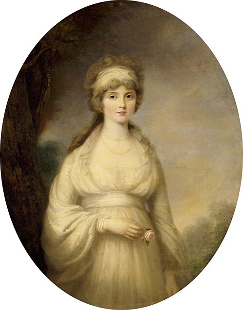 Selina Thackeray, Mrs Samuel Drewe (1773-1806), 1863, William Waterhouse