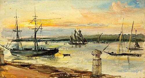 Gravesend, Kent, Sunset, , William White Warren
