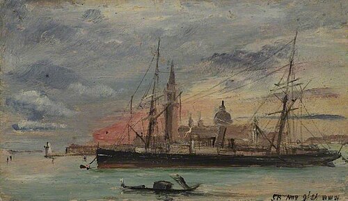 Sunset, Venice, 1881, William White Warren