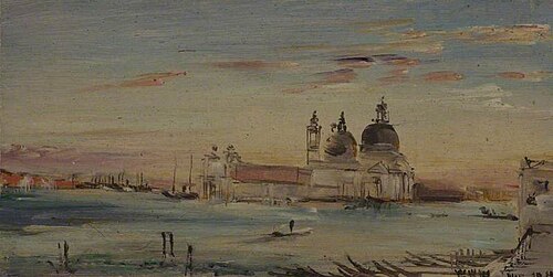 Early Morning, Santa Maria della Salute, Venice, 1887, William White Warren