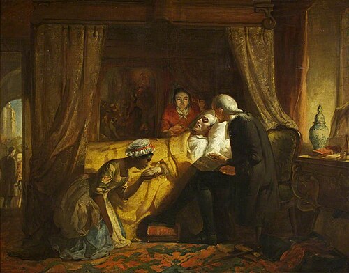 The Death of Edward Colston, 1844, Richard Jeffreys Lewis