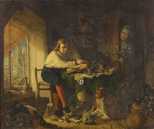 Chatterton Composing the Rowleian Manuscripts, , Richard Jeffreys Lewis