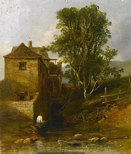 Water Mill, 1845, William Williams