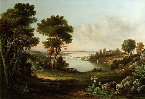 Chepstow Castle and Bridge, , Richard John Pembery