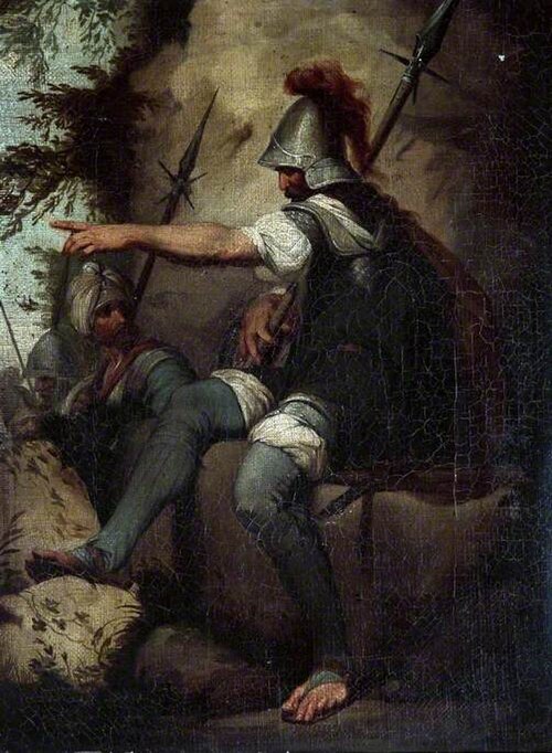 Bandit Taking Up His Post, , William Woodworth