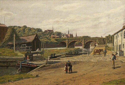 Barton Lock, 1892, William Worthington Jolley