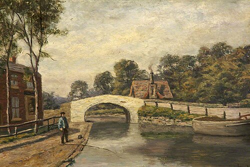 Monton Bridge, 1911, William Worthington Jolley