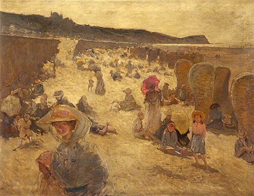 The Sands, New Brighton, 1911, David Charles Jenkins