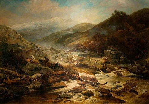 Driftwood after a Storm, Bettws-y-Coed, 1870, Richard Sebastian Bond