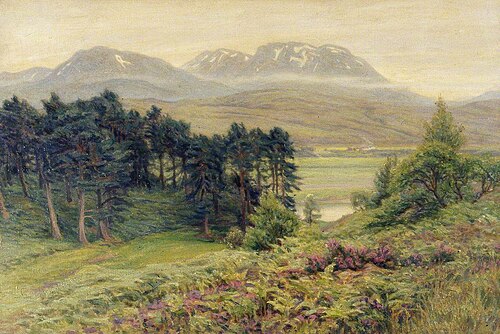 Scottish Mountain Landscape, , Woodbine Kendall Hinchliff