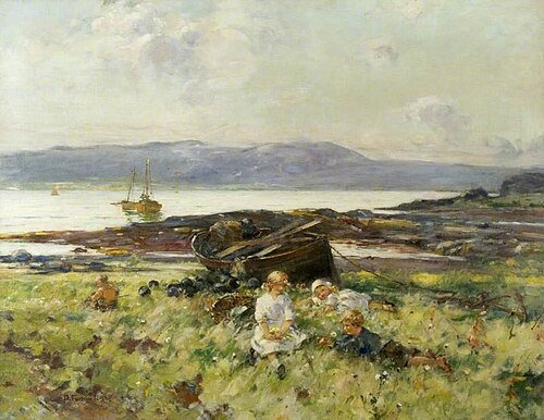 Morning Time, Grogport, Kintyre, 1928, David Fulton