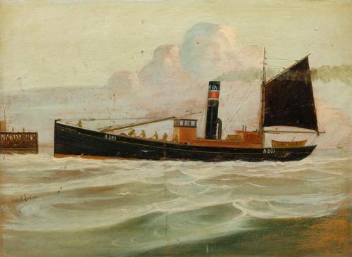 Steam Drifter, Willowbank (A.261), 1911, Kenneth Luck