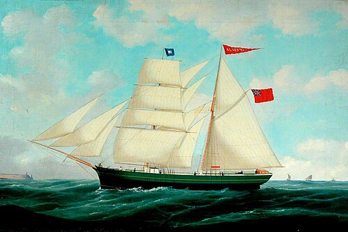 'Alberta' Brig (of Hartlepool), 1875, Heinrich Reimers