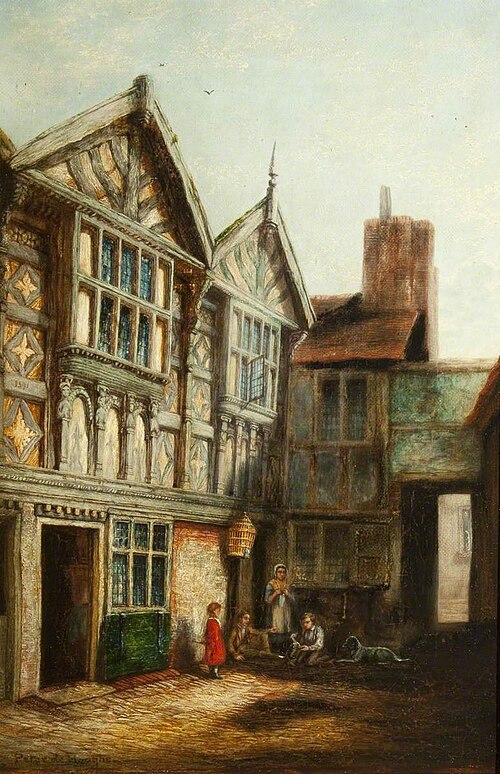 Dutch Street Scene, , Heinrich Schafer