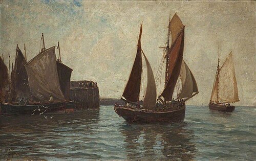 Fishing Boats and Harbour, , Richard Wane