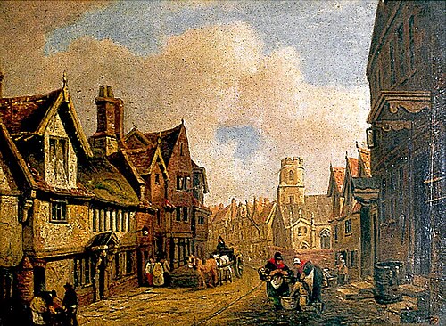 Cowgate, Norwich, 1860, David Hodgson
