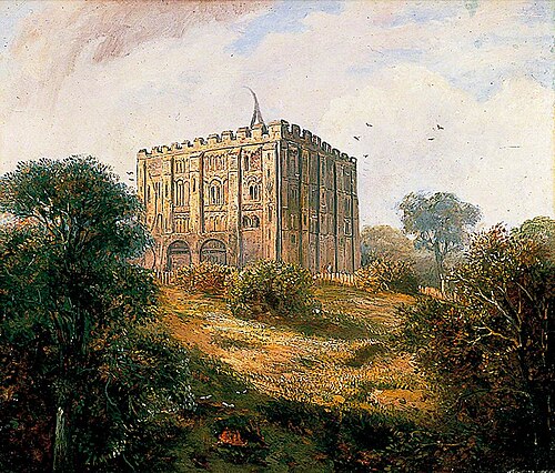Norwich Castle, Norfolk, 1861, David Hodgson