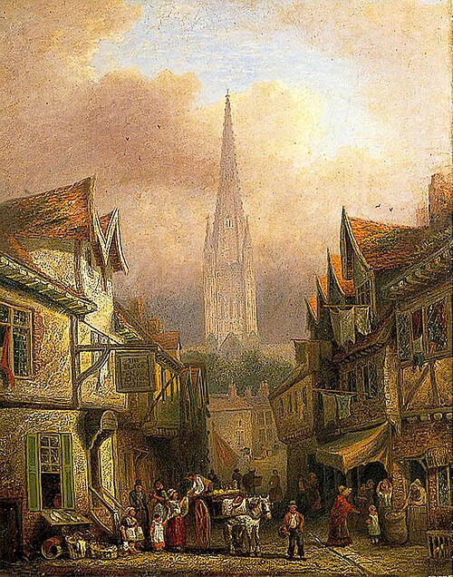 Norwich Cathedral from Cowgate, Norfolk, , David Hodgson