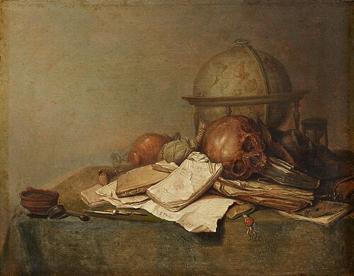 Vanitas Still Life, 1636, Pieter Potter