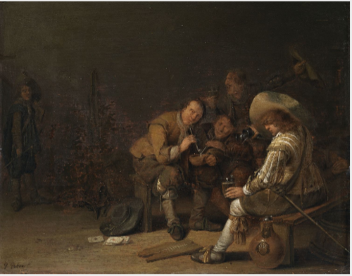 Soldiers in a Guardroom, 1633, Pieter Potter