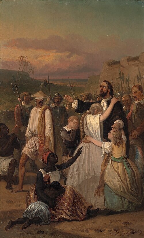 Anno 1660. Hambroeks zelfopoffering te Formosa, 1859, Dominicus Anthonius Peduzzi