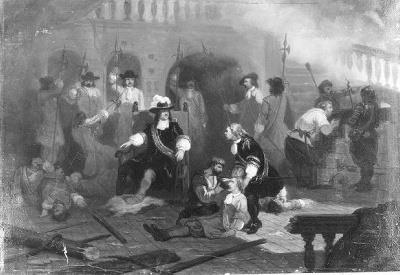 Anno 1672. Cornelis de Witt in de zeeslag van Solebay, 1859, Dominicus Anthonius Peduzzi