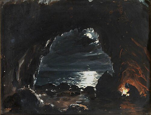 Cave Scene, 1873, John O'Brien Inman