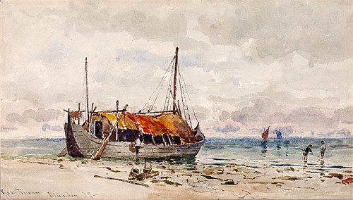 The Mussel Gatherers, 1879, Ross Turner