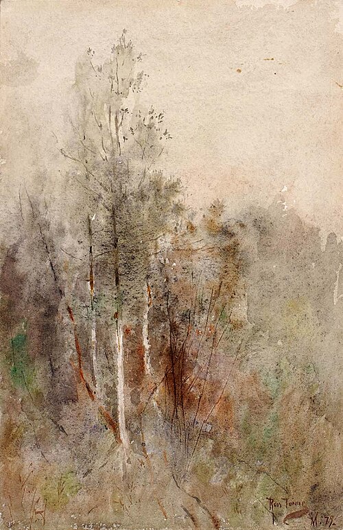 A Tree Study, 1879, Ross Turner