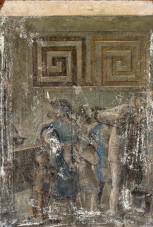 Country Fair and Trading, Court House Square (mural study, Harrisonburg, Virginia Post Office), 1942, William H. Calfee