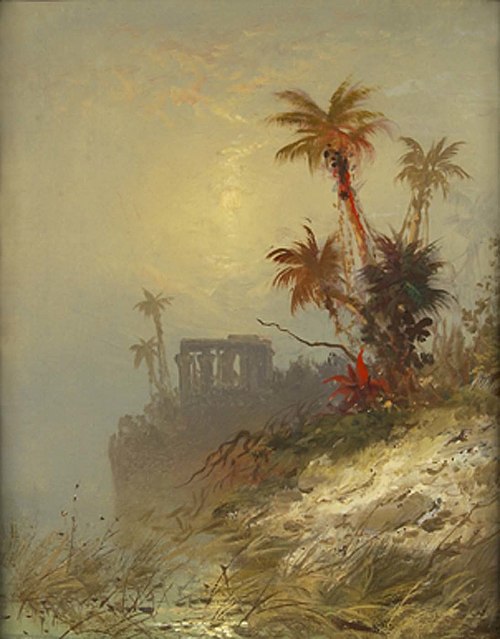 Egyptian Landscape, 1881, C. Morgan McIlhenney