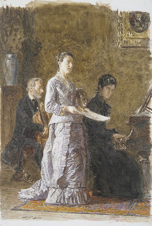 The Pathetic Song, 1881, Thomas Eakins