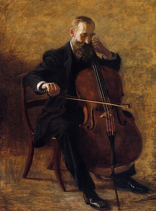 The Cello Player, 1896, Thomas Eakins