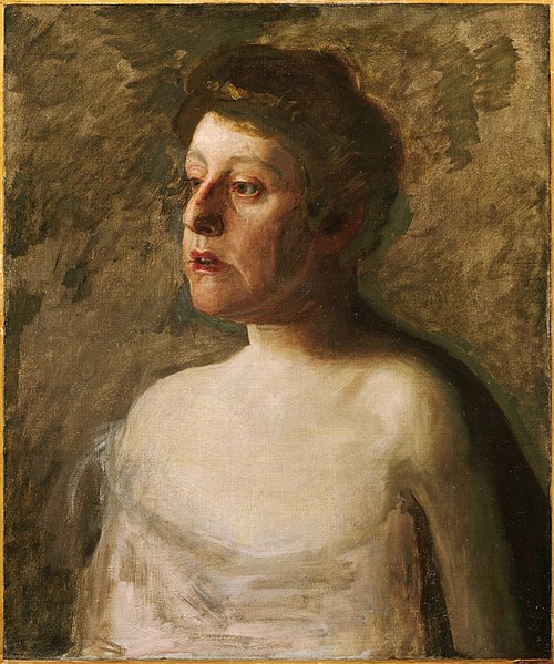 A Singer (Mrs. W.H. Bowden), 1906, Thomas Eakins